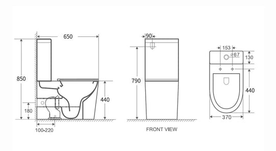 Walton Back-to-Wall Toilet Suite