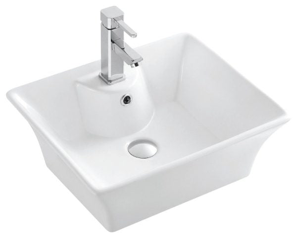 Zento 49S Semi-Pedestal Wall-Hung Basin