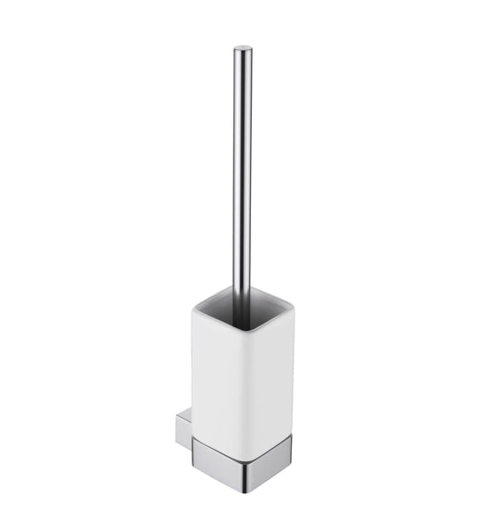 ZEN Series Toilet Brush Holder – Matt Chrome